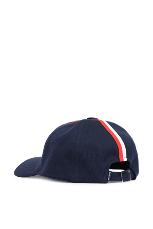 Tricolor Band Baseball Cap in Blue LACOSTE