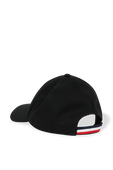 Logo Baseball Cap in Black MONCLER