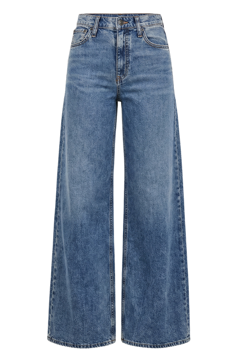 מכנסי ג'ינס בגזרה גבוהה