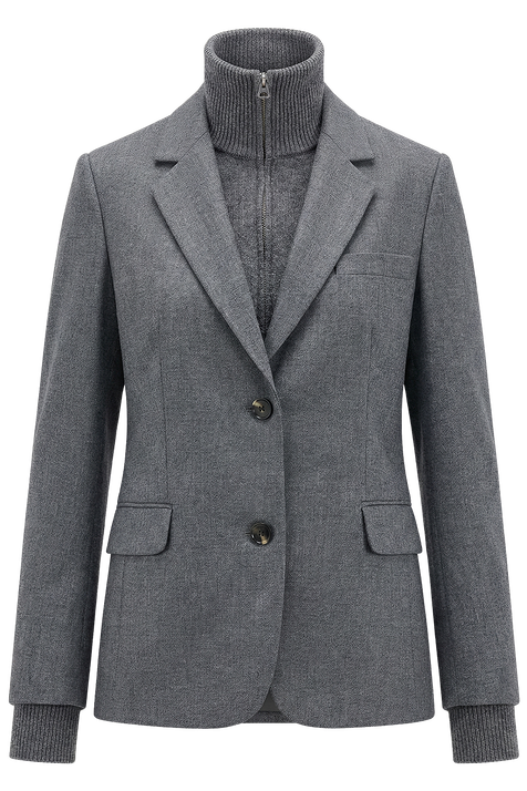 בלייזר מחויט עם סריג RAG & BONE