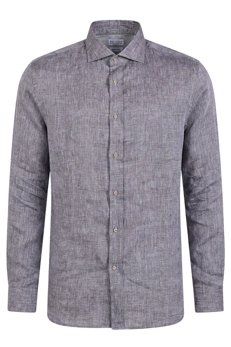 חולצה מכופתרת בגזרה משוחררת BRUNELLO CUCINELLI