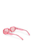 תמונה אחורית של משקפי שמש אירן בגוון ורוד