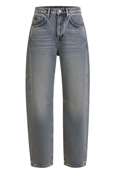 מכנסי ג'ינס בגזרת בלון