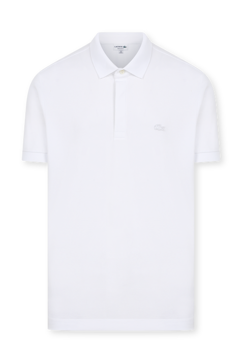 חולצת פולו לבנה קצרה