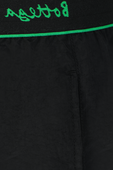 מכנסי בגד ים שחורים עם לוגו רקום BOTTEGA VENETA