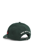 כובע בייסבול ירוק עם לוגו פאץ' DSQUARED2
