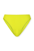 תמונה קידמית של תחתוני ביקיני גבוהים בגוון צהוב