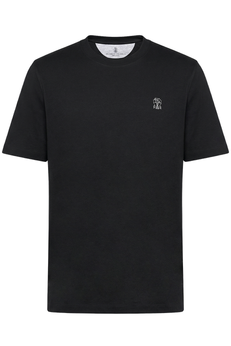 חולצת טי בגזרה ישרה BRUNELLO CUCINELLI