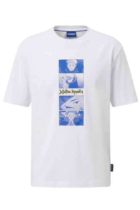 חולצת טי הוגו X ג'וג'וטסו קאיסן HUGO BOSS BLUE