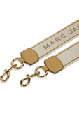 רצועת נשיאה בגוון בז' לתיק עם לוגו MARC JACOBS