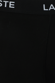 מארז שלישיית תחתוני בוקסר קז'ואל בגווני שחור, לבן ואפור LACOSTE