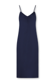 שמלת משי באורך מידי POLO RALPH LAUREN