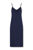שמלת משי באורך מידי POLO RALPH LAUREN