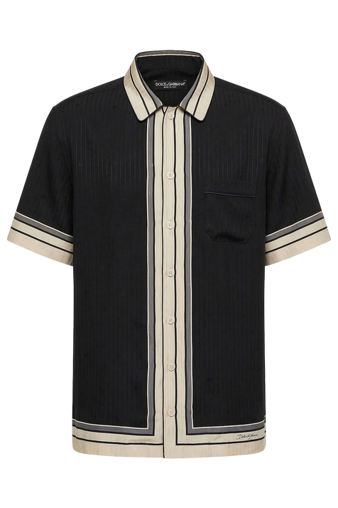 חולצת כפתורים משי DOLCE & GABBANA