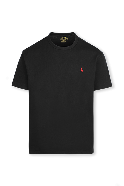 Crewneck T-Shirt in Black POLO RALPH LAUREN