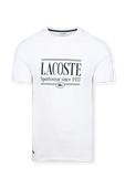 חולצת לוגו טי מכותנה LACOSTE