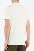 תמונת דוגמן אחורית של Classic Slim Fit Polo Shirt in Ivory
