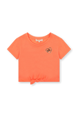 חולצת טי עם קשירה - גילאי 6-12 MICHAEL KORS KIDS