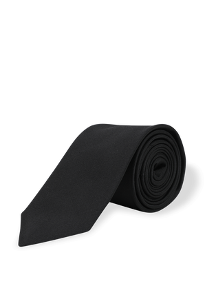 עניבה שחורה ממשי HUGO
