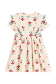 שמלה פרחונית - גילאי 3-5 PETIT BATEAU