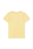 גילאי 2-12 חולצת טי צהובה עם לוגו LACOSTE KIDS