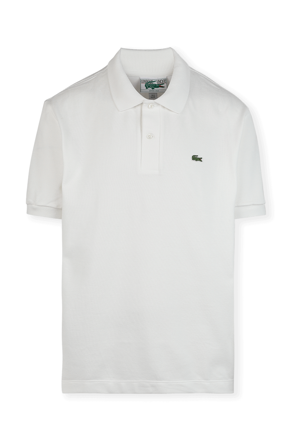 white lacoste top
