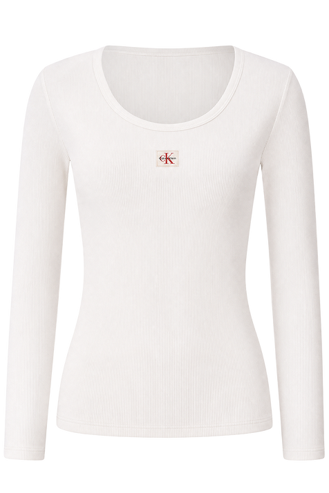 חולצת טי ריב שרוול ארוך CALVIN KLEIN