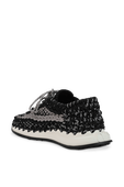 נעלי סניקרס סרוגות בגווני שחור ואפור VALENTINO GARAVANI