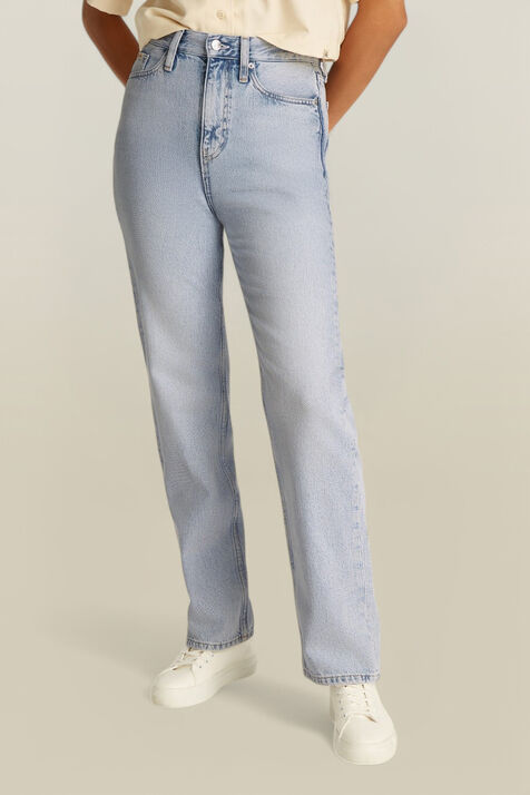 מכנסי ג'ינס בגזרה ישרה CALVIN KLEIN