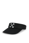 כובע מצחייה שחור עם לוגו OFF WHITE