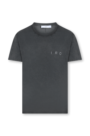 חולצת טי אפורה עם לוגו IRO