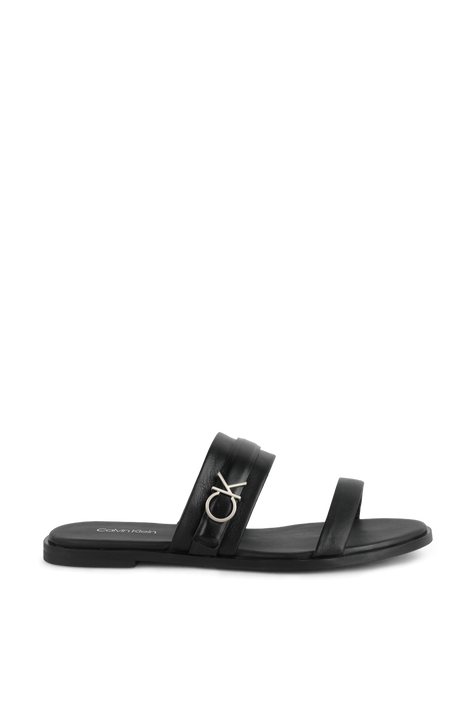 סנדלים שטוחים מעור CALVIN KLEIN