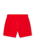 מכנסי בגד ים קצרים אדומים - גילאי 4-16 LACOSTE KIDS