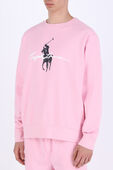 Horseman Logo Sweatshirt in Pink POLO RALPH LAUREN