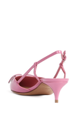 נעלי עקב סלינג-בק בצבע ורוד VALENTINO GARAVANI