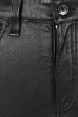 מכנסי סקיני ג'ינס נינה היי רייס שחורים מעור RAG & BONE