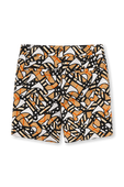 מכנסיים קצרים עם הדפס מונוגרמי - גילאי 3-14 BURBERRY