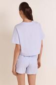 תמונת דוגמן אחורית של All Yours Organic Cotton Cropped T-Shirt