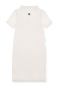 שמלה עם רקמת לוגו- גילאי 4-16 שנים CALVIN KLEIN