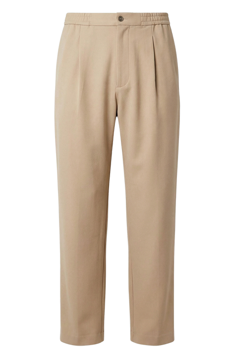 מכנסיים מחוייטים בגזרה ישרה CALVIN KLEIN