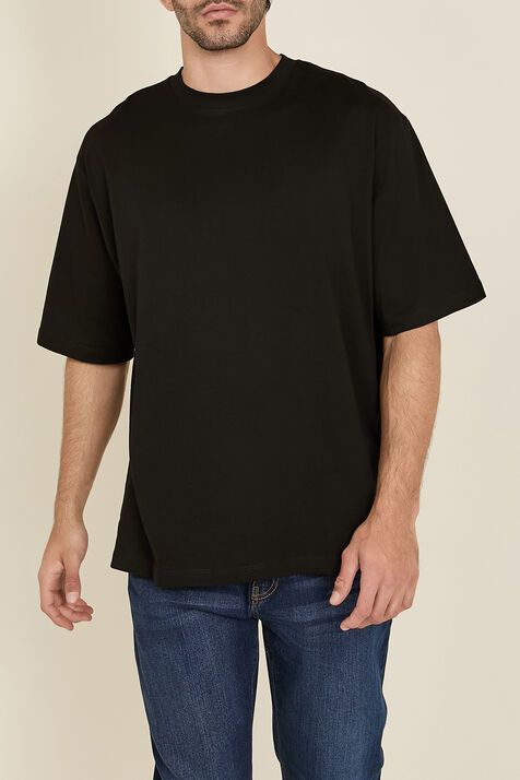 חולצת טי עם פאץ' אוברסייז בגב ARMANI EXCHANGE