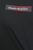 Organic Light Jersey Shirt in Black ALEXANDER MCQUEEN