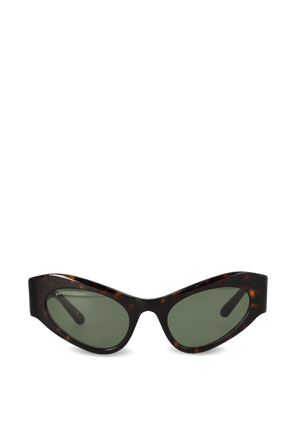 Cat Butterfly Logo Sunglasses in Brown BALENCIAGA