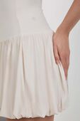 2-in-1 Bubble-Hem Mini Dress