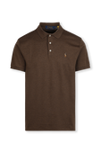 Logo Polo Shirt in Brown POLO RALPH LAUREN