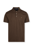 תמונה קידמית של Logo Polo Shirt in Brown