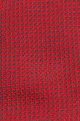 תמונת תקריב של Textured Silk Tie in Red