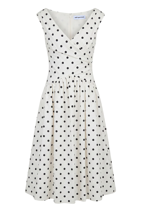 שמלת מידי נקודות SELF-PORTRAIT