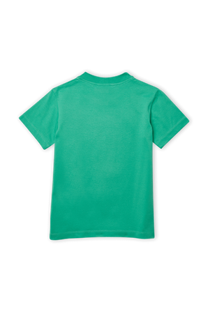 לקוסט X מיינקראפט חולצת טי ירוקה עם הדפס גילאי 2-14 LACOSTE KIDS