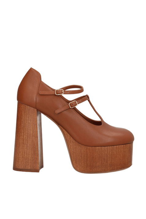 נעלי עקב פלטפורמה CHLOE